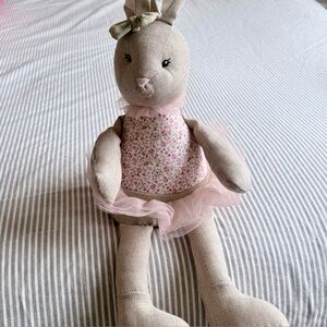 Bunny Ballerina weighted bottom shelf decor